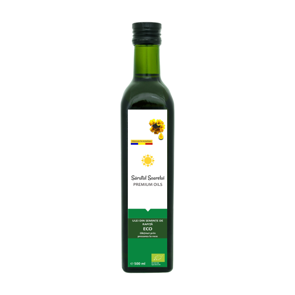 Ulei de Rapiță Sărutul Soarelui ECO 500ml  Natural Hemp Heart